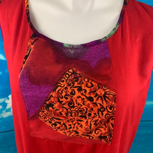 Meetu Magic African Scene Maxi Dress & Cardigan - Picture 5 of 14